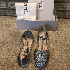 SJP Silver Sparkle Shoe (Meteor)